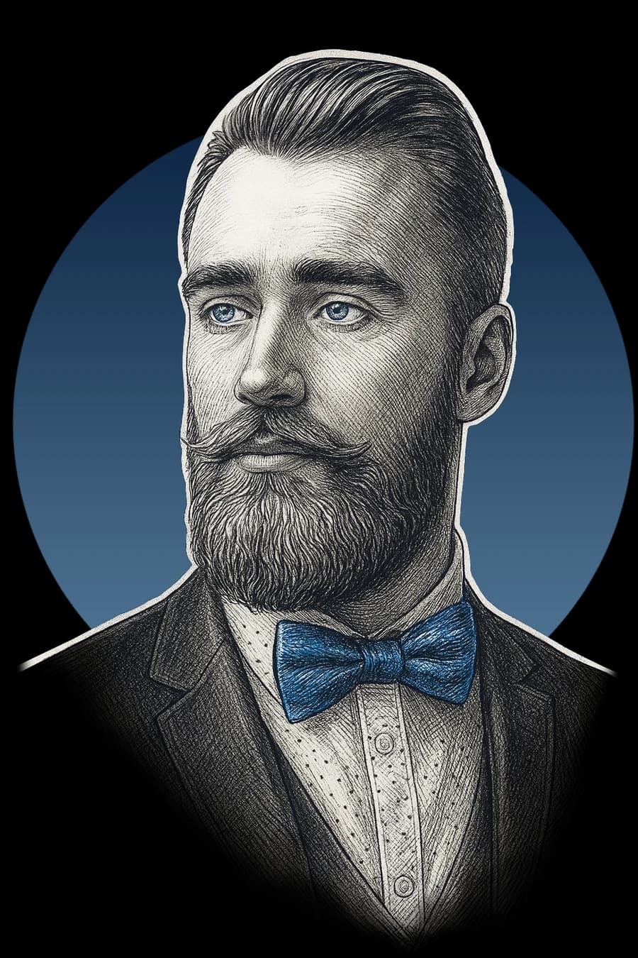Illustrated portrait of Kevin Gross